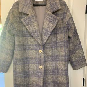 ASTR the Label Plaid Flannel Coat